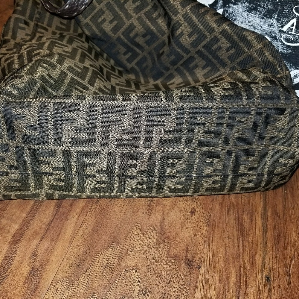 SOLD!!FENDI Tote w/Leather Handles Large - Picture 3 of 8